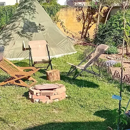 Camping Under The Walnut In Your Own Tent On A Shared Lot And Shared Bathroom Lublana