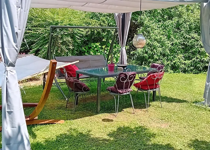 Camping Under The Walnut In Your Own Tent On A Shared Lot And Shared Bathroom Kemping